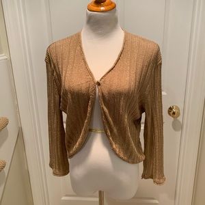 Glittery gold sweater, long sleeve Oltre brand